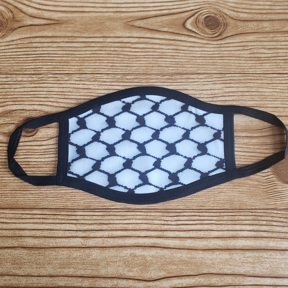 Hatta kuffyah printed face mask